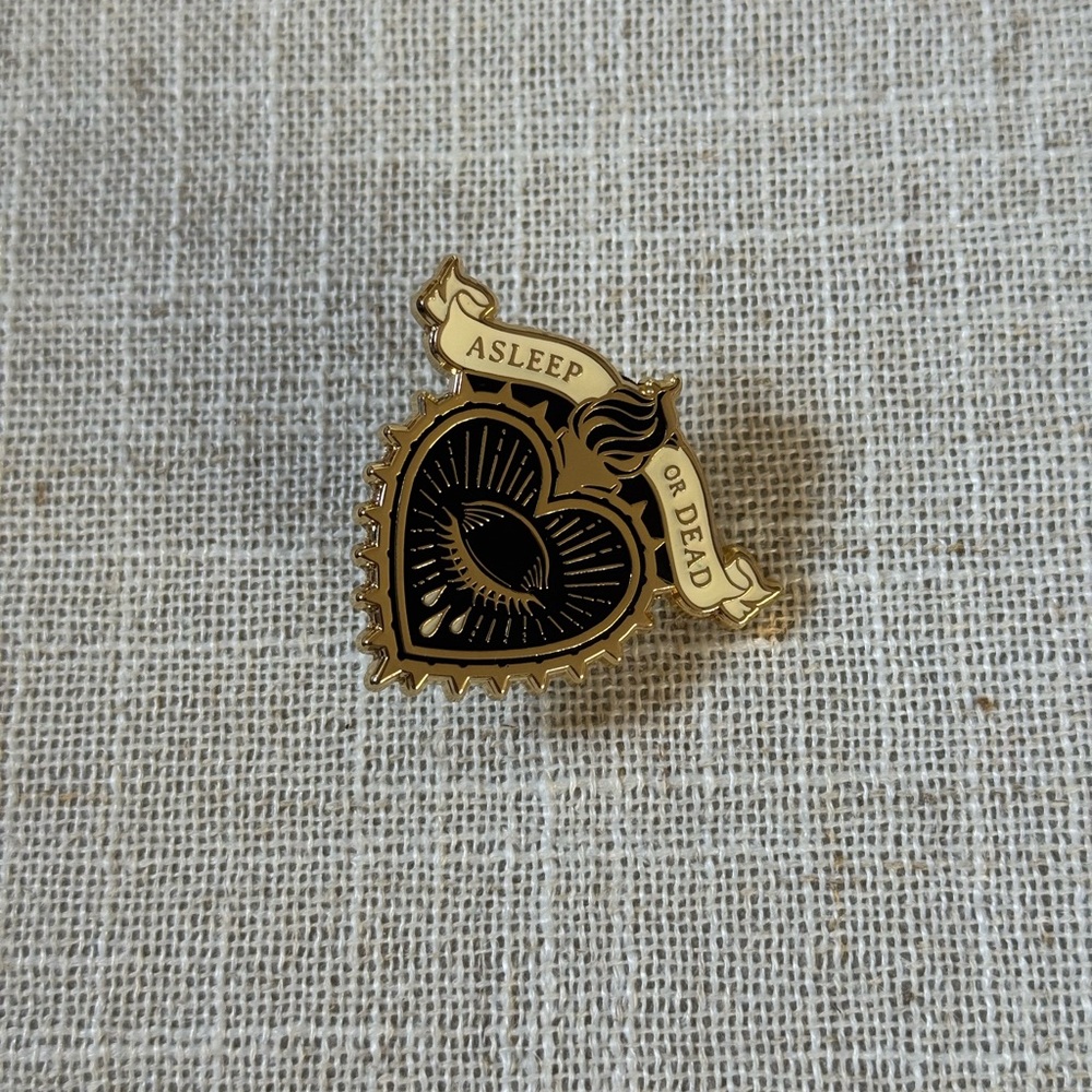 Asleep or Dead MCR Enamel Pin